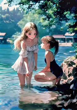 『湖のほとりで』