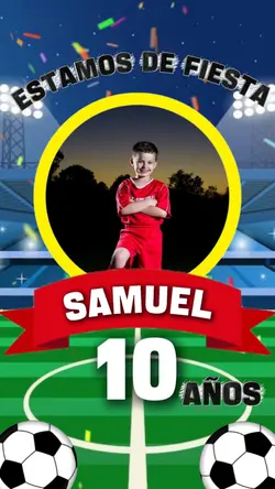 invitación futbol