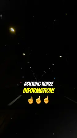 Kurze Information!