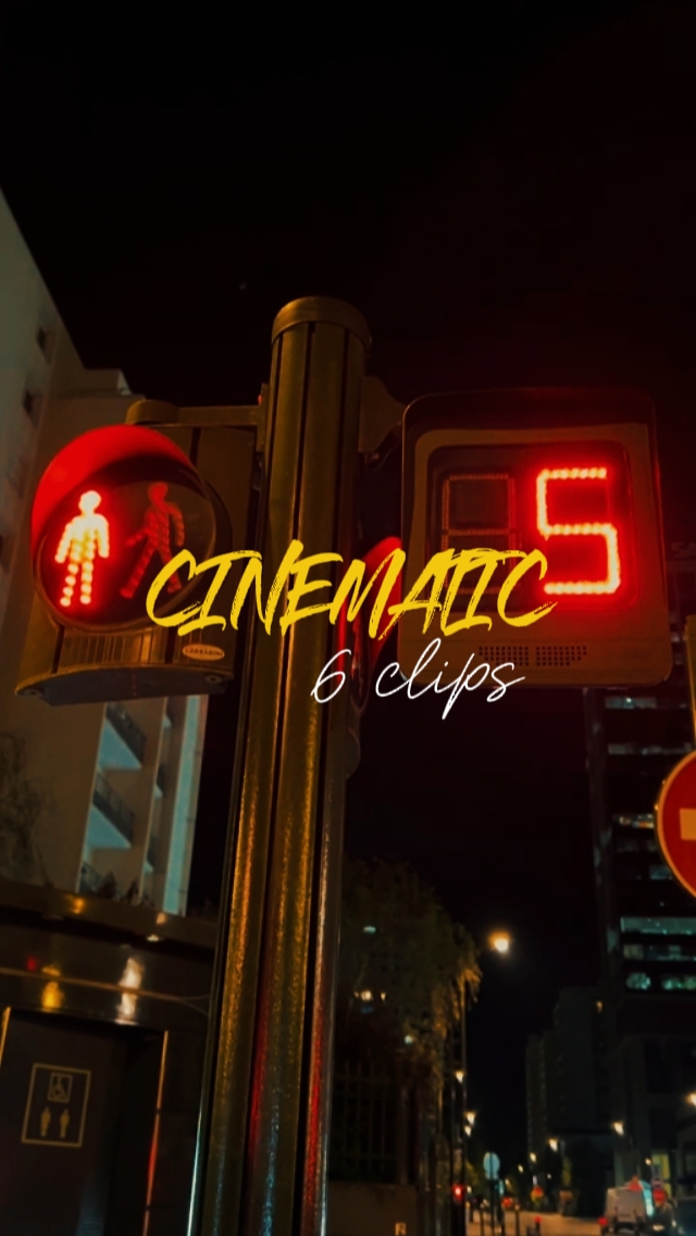 6 clips cinematic 