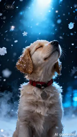Snowfall dog trend