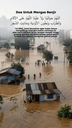 Doa Hadapi Banjir 