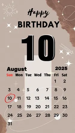 hbd 10 August 2025