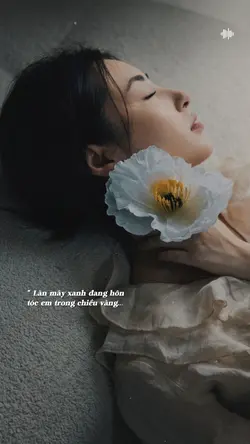 Làn mây xanh đang