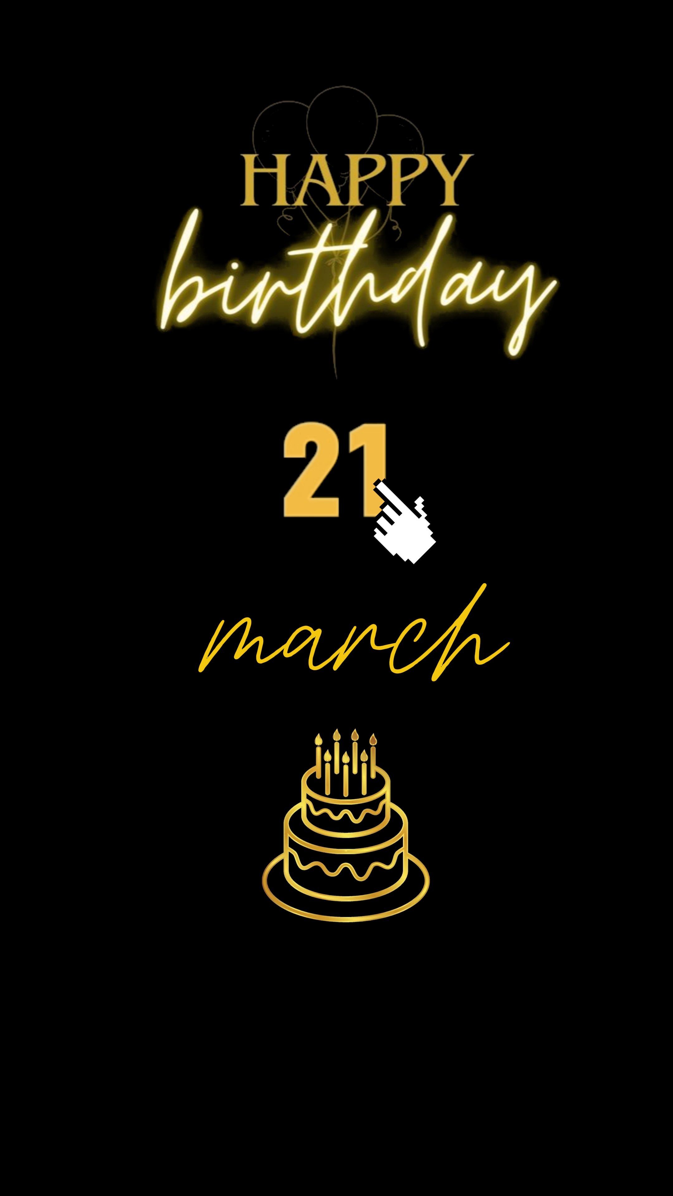 anniversaire le 21 mars
