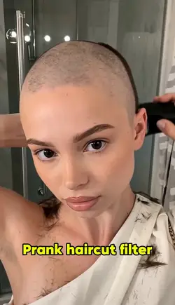 prank haircut filter