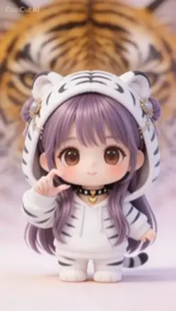 White Tiger着ぐるみチビキャラ