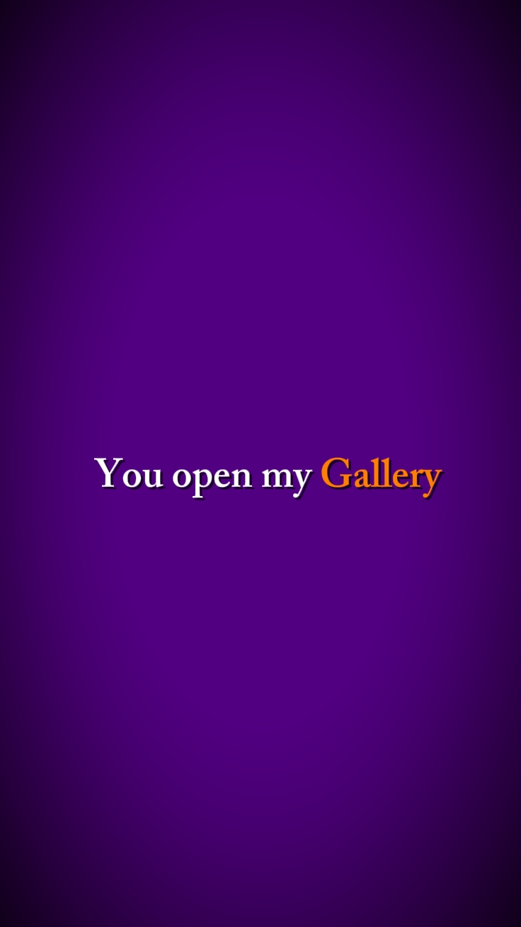 Sie öffnen meine Galerie 