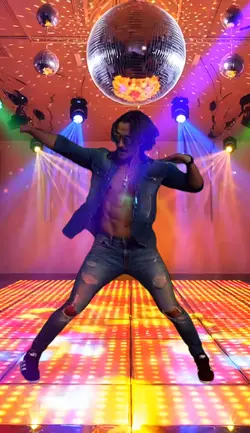 Disco party dance