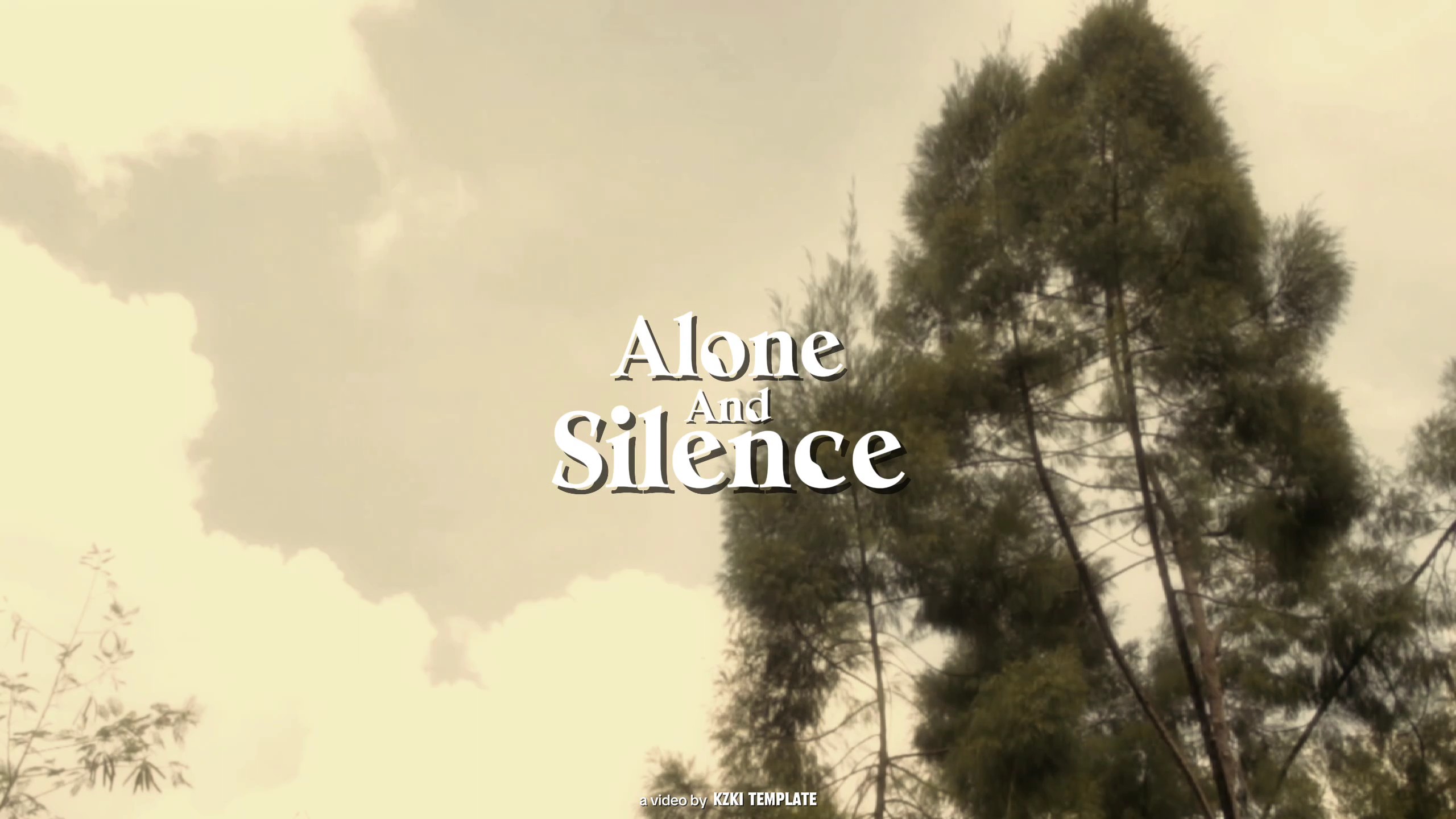ALONE AND SILENCE