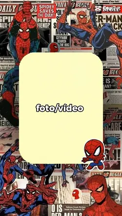 homem aranha colagem