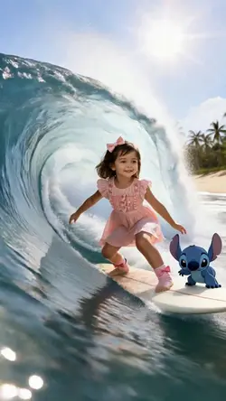 SURFING WITH Stitch 