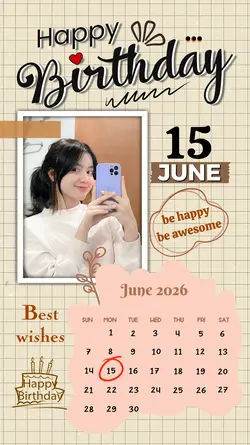 15 JUNE HBD 2026