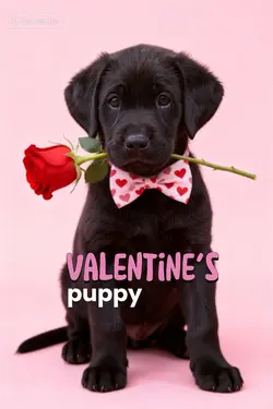 Valentine's puppy