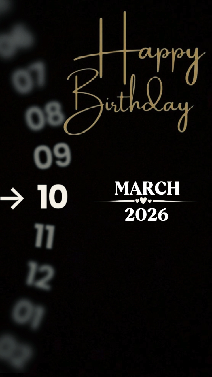 ULANG TAHUN 10 MARET 