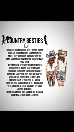 Country besties 💗🤠