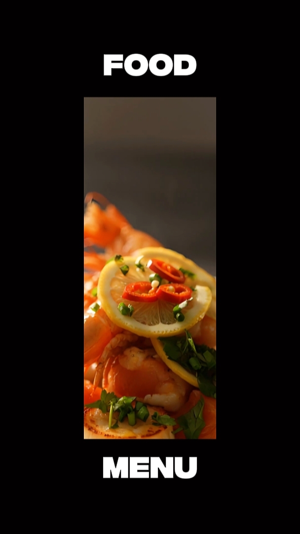 Trend food menu