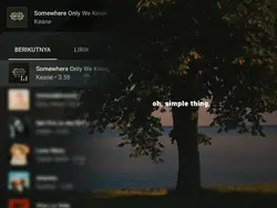 somewhere only we kn