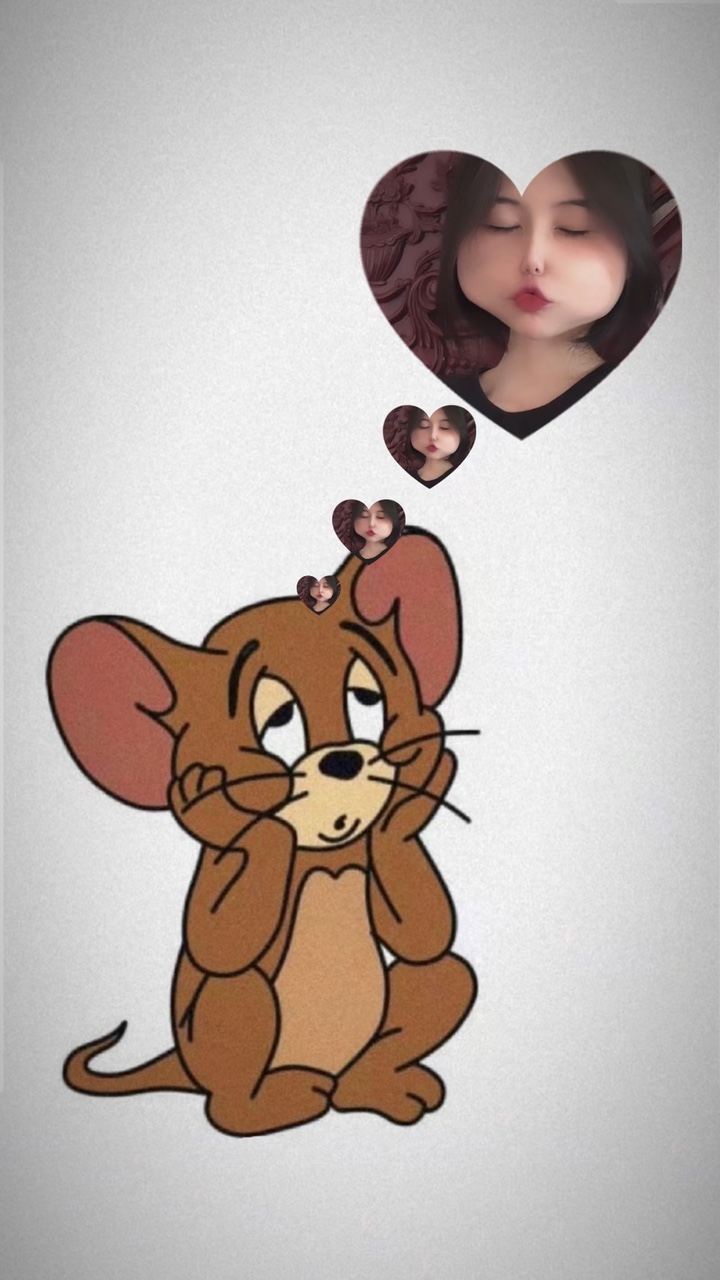 Trend ghép trái tim 