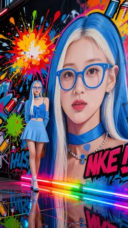 Ai Graffiti face