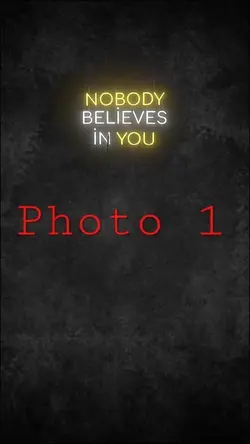 Nobody believes in U