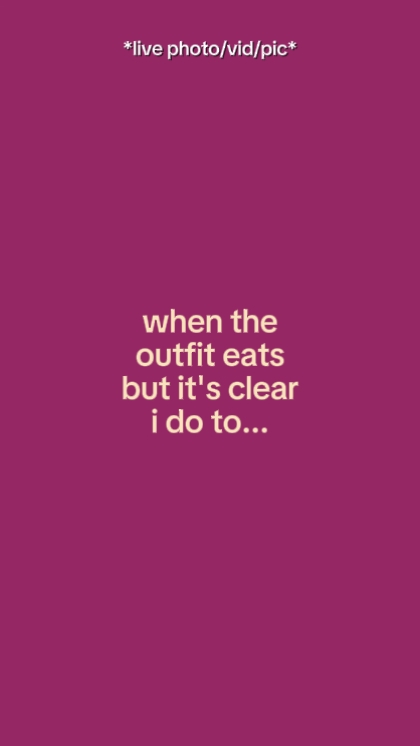 When The Outfits 