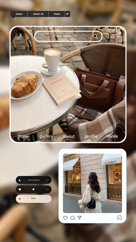 2 Fotos ästhetisch