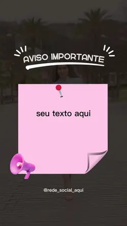 AVISO IMPORTANTE