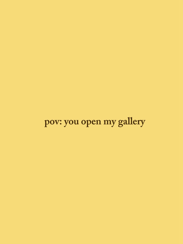 VOUS OUVREZ MA GALERIE 