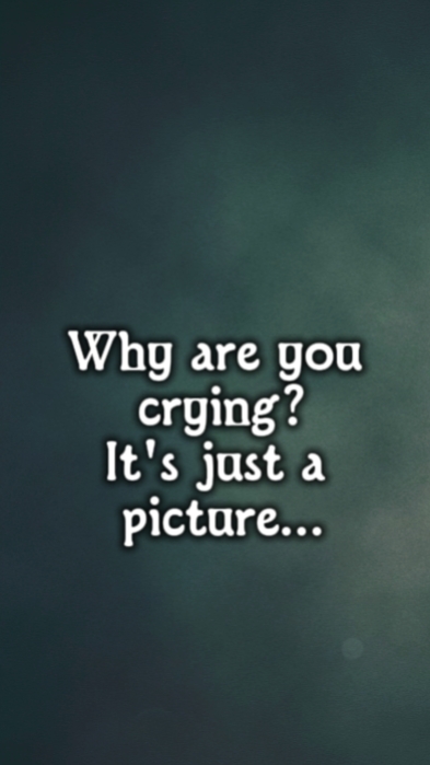why are u crying 