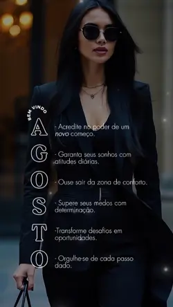 Bem vindo Agosto 