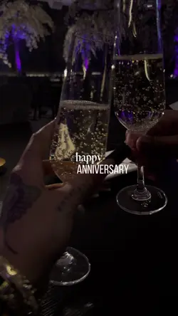 happy anniversary🤍🥂
