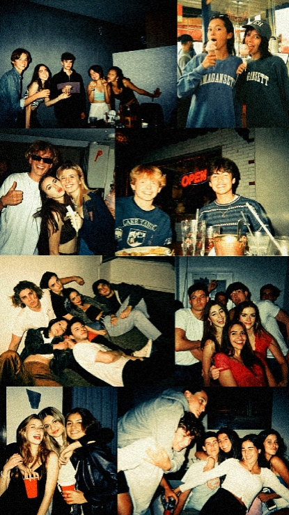 with friends 