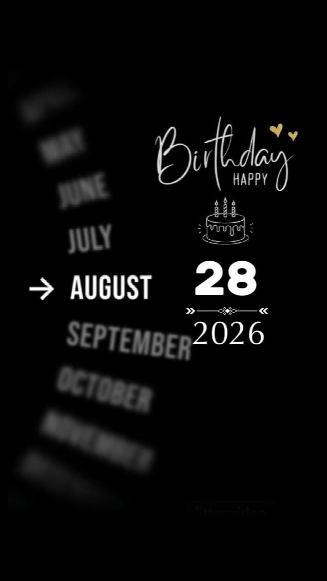 Birthday 28 August 