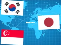 韓国vs日本vsシンガポール