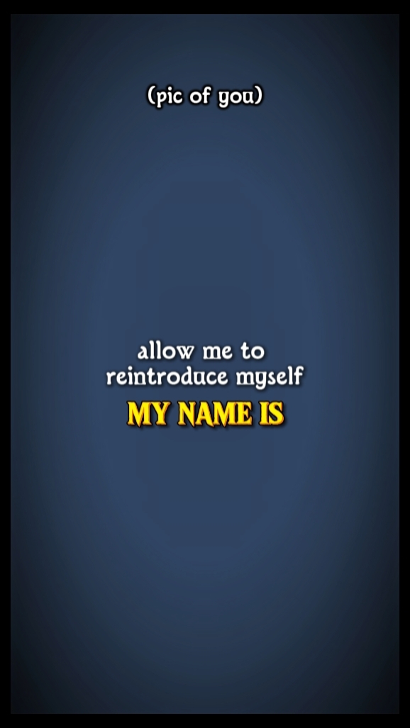 Mein Name ist