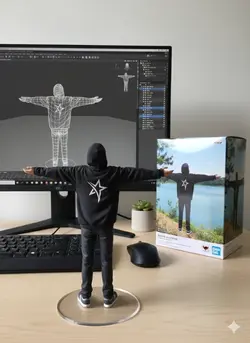 miniatur danau