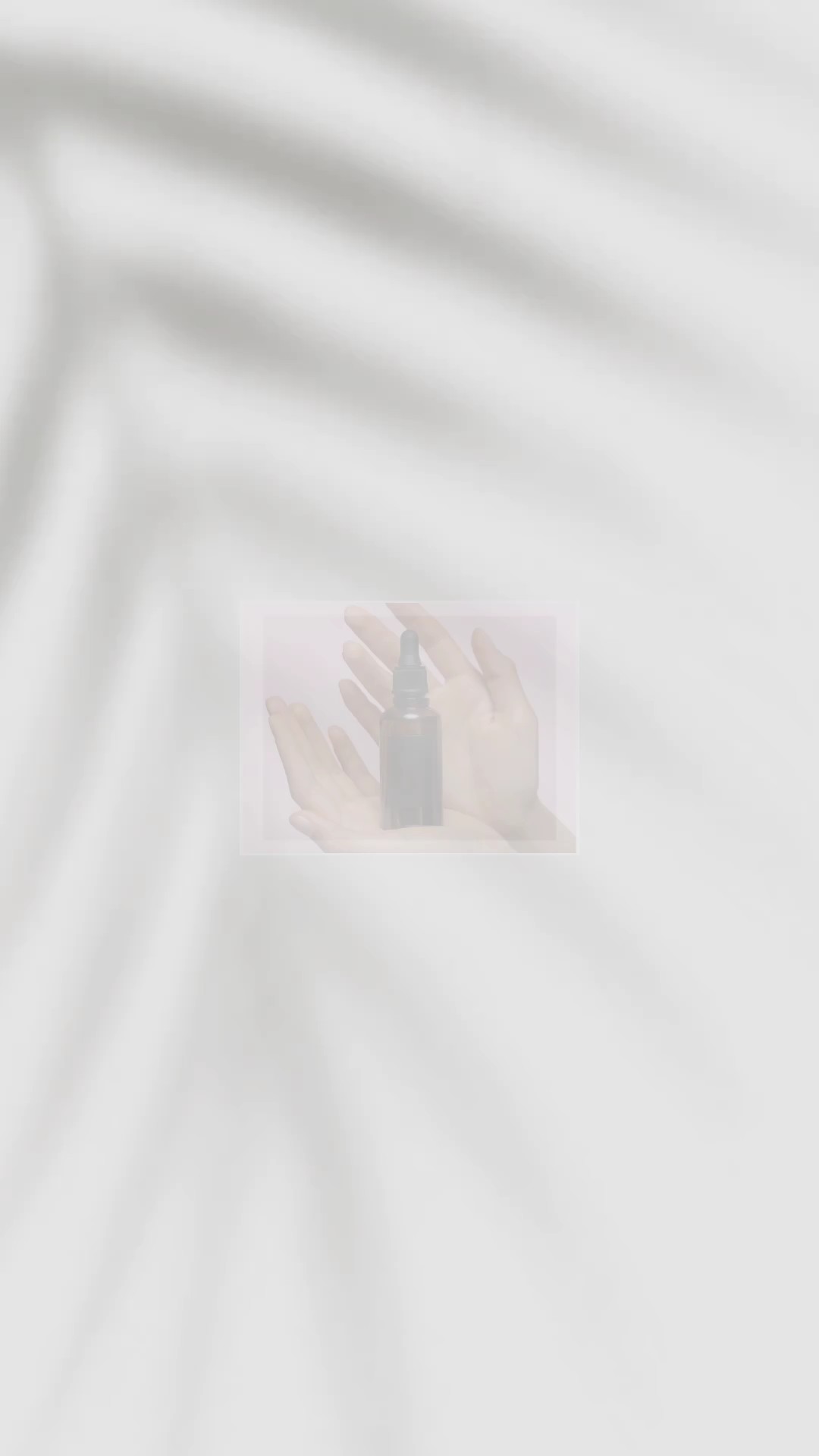Produto de cuidados com a pele da indústria da beleza minimalista