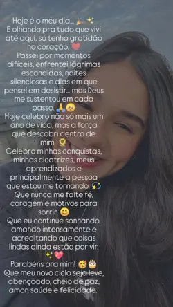 parabéns pra mim