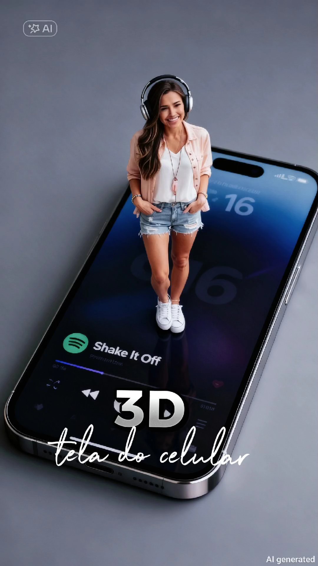 TELA CELULAR 3D
