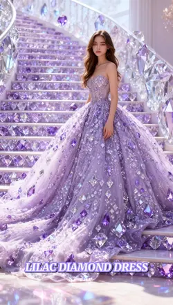 LILAC DIAMOND DRESS