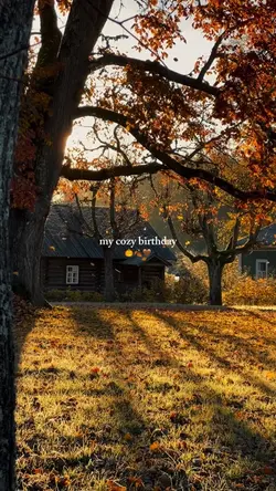 My cozy birthday 🎃🍂