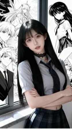 漫画の中の自分