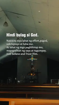 Hindi bulag si God