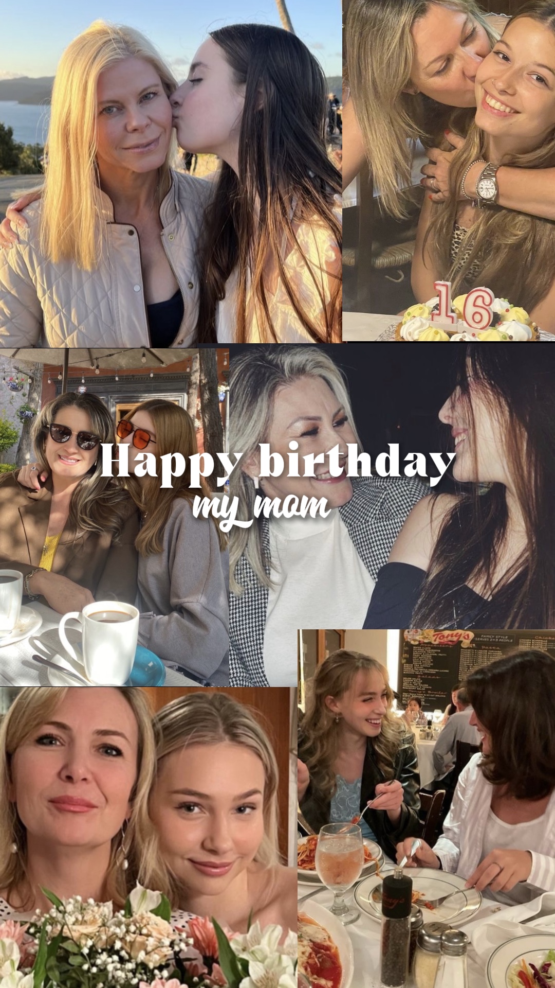 Feliz cumpleaños mamá
