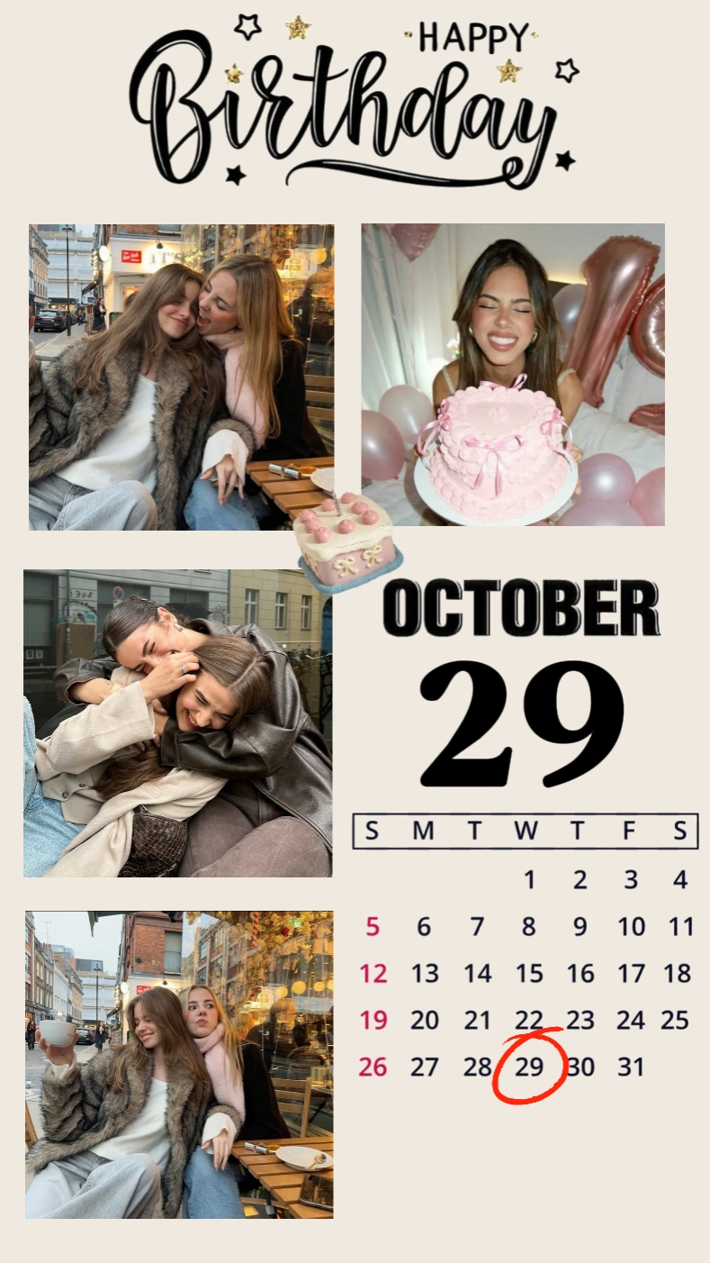 BIRTHDAY 29 OCTOBER