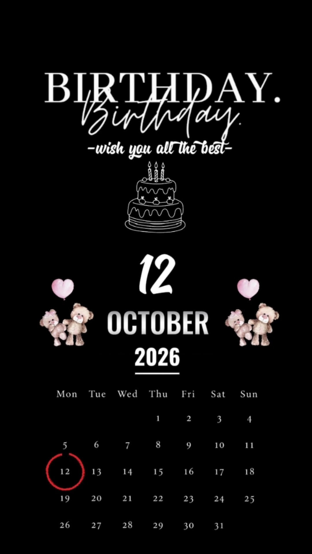 HBD October 12