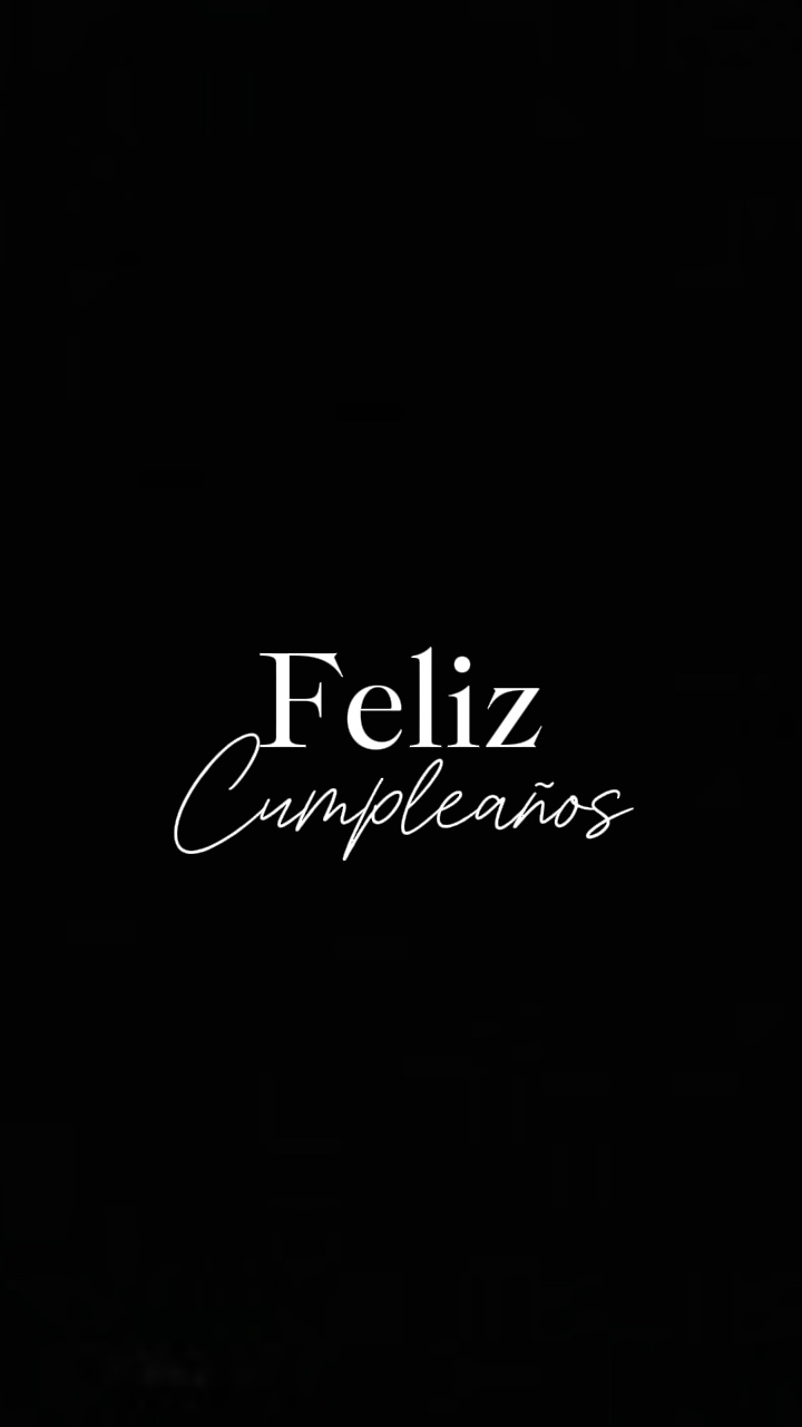 Feliz cumpleaños 