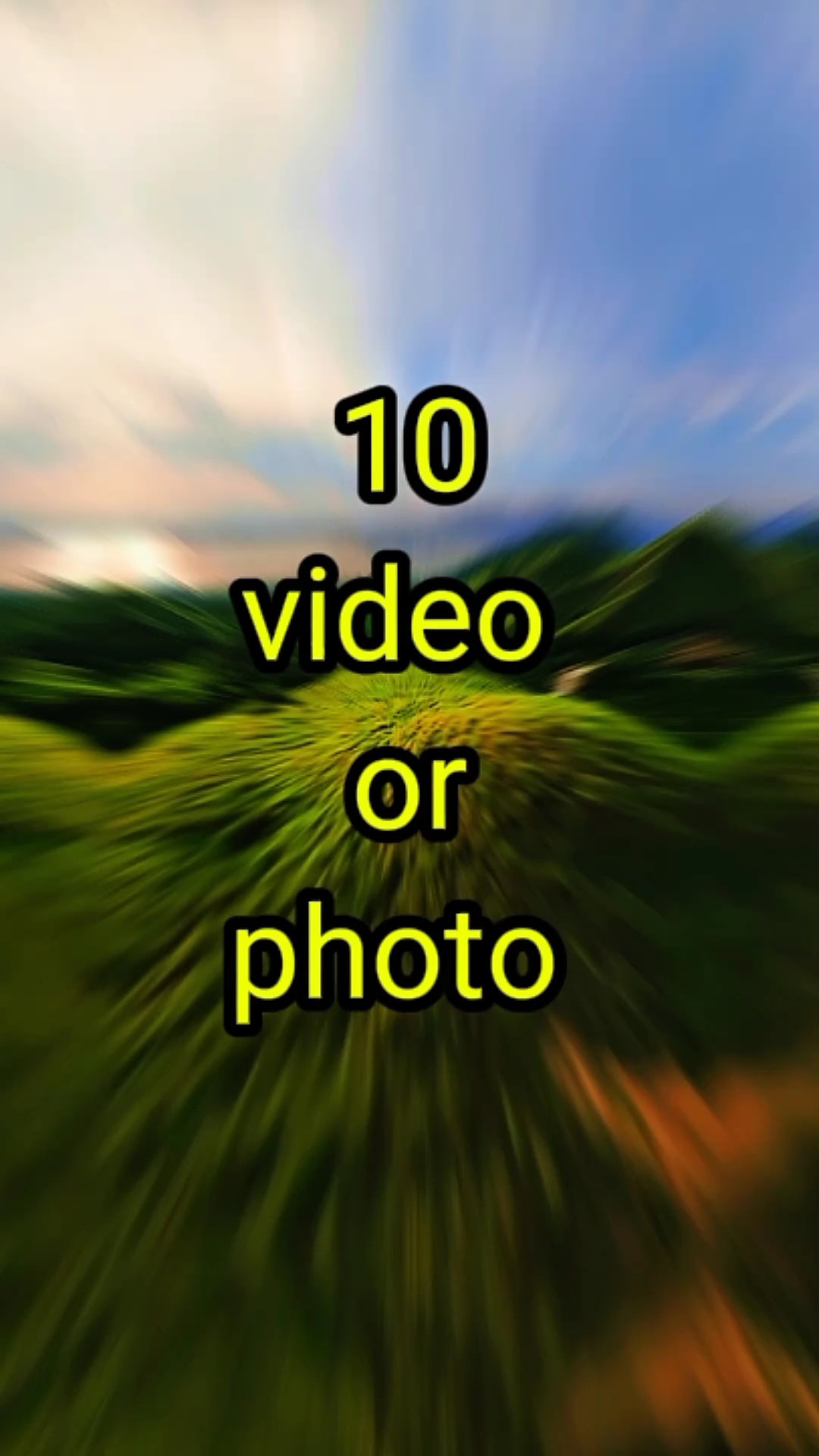 10 Video oder Foto 