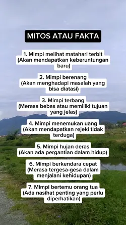 mitos atau fakta